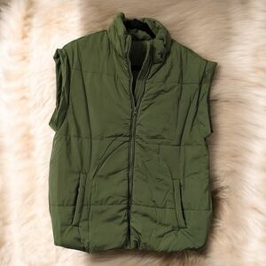 Amazon Green Puffer Vest